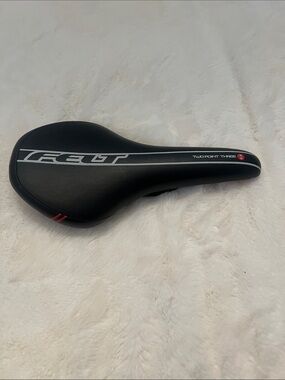 Felt Two Point Three Bike Saddle - Black with White & Red Accents